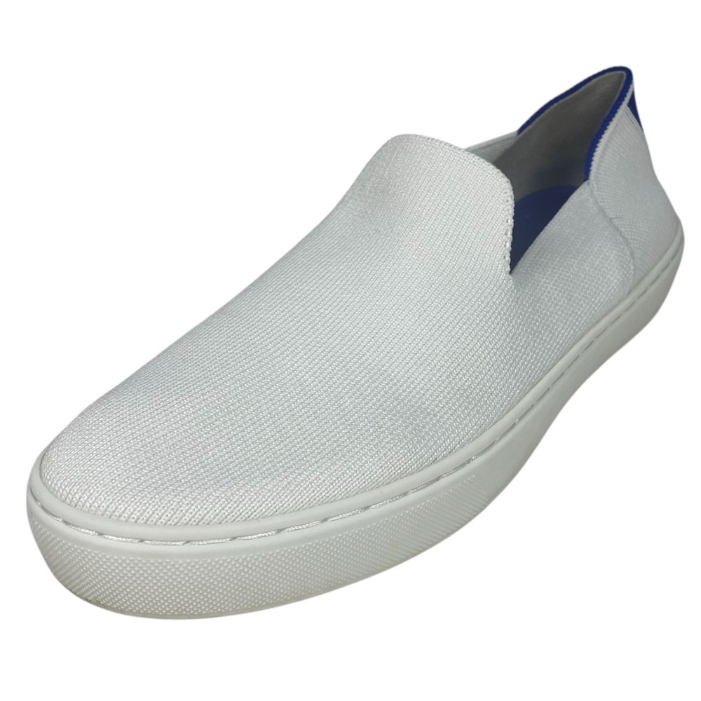 Rothy’s The Original Slip On Sneakers Womens 8 White Solid Knit Shoes